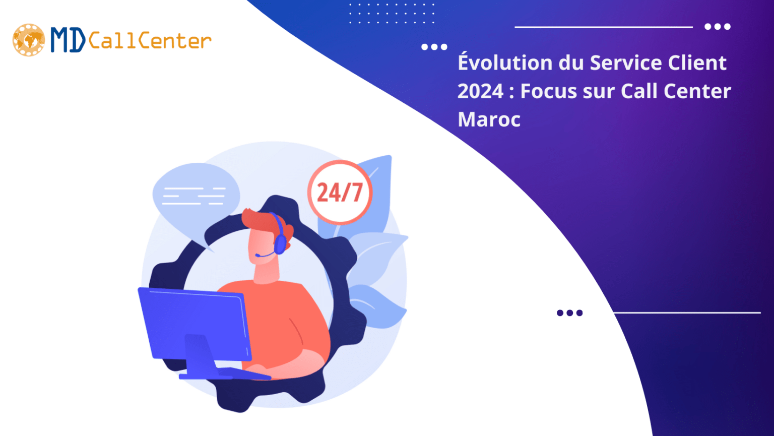 Évolution du Service Client 2024 Focus sur Call Center Maroc MD